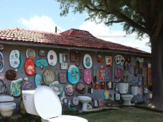 The Toilet Seat Art Museum: A museum displaying decorated toilet seats in Texas The Toilet Seat Art Museum