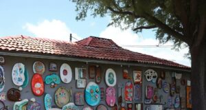 The Toilet Seat Art Museum: A museum displaying decorated toilet seats in Texas The Toilet Seat Art Museum