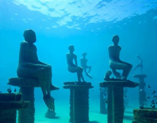 The Cancun Underwater Museum: A museum of submerged sculptures in Mexico The Cancun Underwater Museum